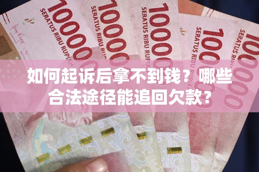 武汉如何起诉后拿不到钱？哪些合法途径能追回欠款？