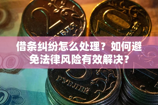 武汉借条纠纷怎么处理？如何避免法律风险有效解决？