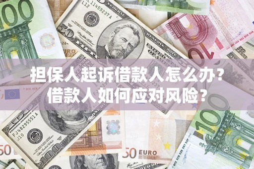 武汉担保人起诉借款人怎么办？借款人如何应对风险？