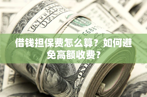 武汉借钱担保费怎么算？如何避免高额收费？